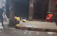Homem é morto a tiros, policial de folga é baleado ao intervir e autor fica gravemente ferido em Medianeira