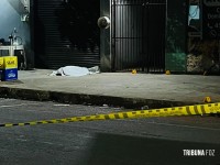 Homem é morto a tiros, policial de folga é baleado ao intervir e autor fica gravemente ferido em Medianeira