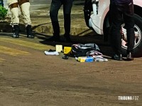 Homem é morto a tiros, policial de folga é baleado ao intervir e autor fica gravemente ferido em Medianeira