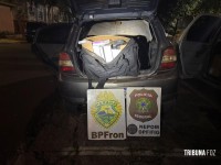 PF e PM interceptam comboio com cigarros, MacBooks, Botox e Retratutida em Foz do Iguaçu