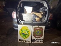 PF e PM interceptam comboio com cigarros, MacBooks, Botox e Retratutida em Foz do Iguaçu