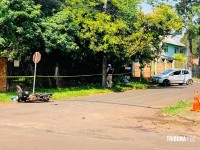 Motociclista morre após grave acidente no Bairro Morumbi em Foz do Iguaçu
