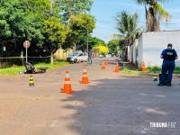 Motociclista morre após grave acidente no Bairro Morumbi em Foz do Iguaçu