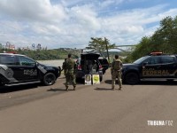 BPFRON apreende 680,4 Kg de maconha em ação conjunta com a Polícia Federal em Foz do Iguaçu