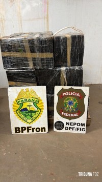 BPFRON apreende 680,4 Kg de maconha em ação conjunta com a Polícia Federal em Foz do Iguaçu