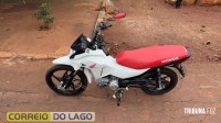 Pedestre e motociclista ficam feridos após colisão em Santa Helena