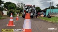 Pedestre e motociclista ficam feridos após colisão em Santa Helena