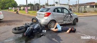 Um motociclista morto e outro ferido após colisão entre duas motos e um veículo no Porto Meira