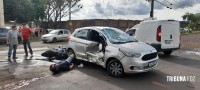 Um motociclista morto e outro ferido após colisão entre duas motos e um veículo no Porto Meira