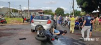 Um motociclista morto e outro ferido após colisão entre duas motos e um veículo no Porto Meira