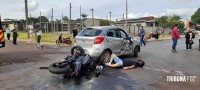 Um motociclista morto e outro ferido após colisão entre duas motos e um veículo no Porto Meira