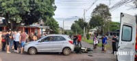Um motociclista morto e outro ferido após colisão entre duas motos e um veículo no Porto Meira