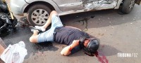 Um motociclista morto e outro ferido após colisão entre duas motos e um veículo no Porto Meira