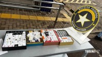 Receita Federal apreende medicamentos e eletrônicos avaliados em R$ 450 mil em carro de locadora