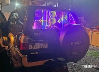Festa não autorizada: Música desligada e Hilux apreendida por perturbar a tranquilidade em Ciudad Del Este