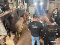 Delegacia da Policia Federal de Foz do Iguaçu incinera mais de 10 toneladas de drogas