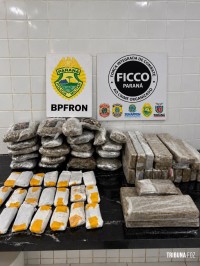 BPFRON e FICCO apreendem drogas durante Operação Protetor em Céu Azul