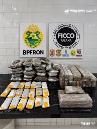 BPFRON e FICCO apreendem drogas durante Operação Protetor em Céu Azul