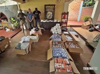 Cocaína, equipamentos para processamento e injetáveis para emagrecimento são apreendidos em Ciudad Del Este