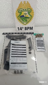PM prende homem armado após tentativa de disparo contra policial militar no Jardim Lancaster em Foz do Iguaçu