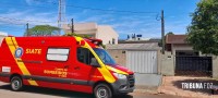 Idoso sofre mal súbito enquanto fazia manutenção no telhado e é socorrido pelo Corpo de Bombeiros na Vila Yolanda