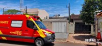 Idoso sofre mal súbito enquanto fazia manutenção no telhado e é socorrido pelo Corpo de Bombeiros na Vila Yolanda