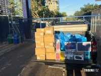 Ação integrada nas fronteiras de Foz do Iguaçu resulta na apreensão de vinhos e eletrônicos