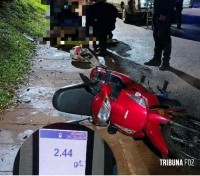 Motociclista sofre ferimentos graves e apresenta teste positivo para alcoolemia após sair da pista na cidade de Wanda na Argentina