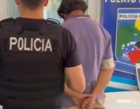 Investigavam um suposto ponto de venda de drogas e prenderam um traficante com 42 porções de cocaína em Puerto Esperanza na Argentina
