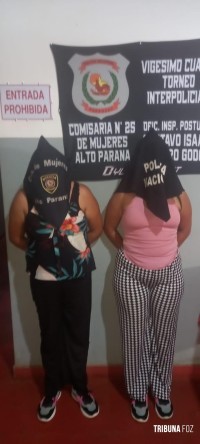 Policia Nacional prende duas mulheres por roubo em Ciudad Del Este Policia Nacional prende duas mulheres por roubo em Ciudad Del Este