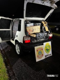 PF e BPFRON apreendem dois veículos com cigarros contrabandeados PF e BPFRON apreendem dois veículos com cigarros contrabandeados