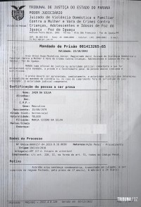 GDE da Policia Civil cumpre mandado de prisão no centro de Foz GDE da Policia Civil cumpre mandado de prisão no centro de Foz