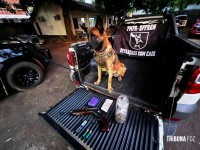 BPFRON apreende droga, arma, munições e recupera veículo roubado em Santa Helena BPFRON apreende droga, arma, munições e recupera veículo roubado em Santa Helena