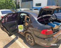 BPFRON apreende quatro veículos e produtos contrabandeados em STI BPFRON apreende quatro veículos e produtos contrabandeados em STI
