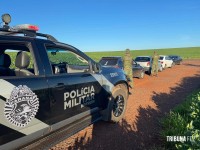 BPFRON apreende quatro veículos e produtos contrabandeados em STI BPFRON apreende quatro veículos e produtos contrabandeados em STI