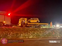 Motorista de caminhão fica ferido após colidir na traseira de carreta na BR 277 em Medianeira Motorista de caminhão fica ferido após colidir na traseira de carreta na BR 277 em Medianeira