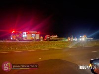 Motorista de caminhão fica ferido após colidir na traseira de carreta na BR 277 em Medianeira Motorista de caminhão fica ferido após colidir na traseira de carreta na BR 277 em Medianeira