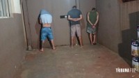Quatro pessoas são presas em flagrante após furto de 53 latas de tintas no Jardim Jupira Quatro pessoas são presas em flagrante após furto de 53 latas de tintas no Jardim Jupira