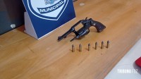 Guarda Municipal prende homem com revolver 38 no Jardim Vale do Sol Guarda Municipal prende homem com revolver 38 no Jardim Vale do Sol