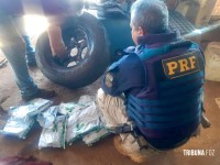 PRF apreende 50 pacotes de agrotóxicos em Céu Azul PRF apreende 50 pacotes de agrotóxicos em Céu Azul