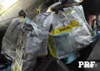 PRF apreende 50 pacotes de agrotóxicos em Céu Azul PRF apreende 50 pacotes de agrotóxicos em Céu Azul