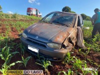 Homem morre após ser ejetado em capotamento em Santa Helena Homem morre após ser ejetado em capotamento em Santa Helena