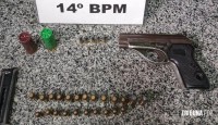 Policia Militar prende homem com arma de fogo no Bairro Morumbi Policia Militar prende homem com arma de fogo no Bairro Morumbi