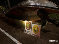 BPFRON e NEPOM apreendem 521,8 Kg de maconha em Santa Helena BPFRON e NEPOM apreendem 521,8 Kg de maconha em Santa Helena