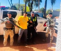 Jovem é preso após assalto frustrado em Minga Guazú no Paraguai Jovem é preso após assalto frustrado em Minga Guazú no Paraguai