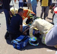 Grave acidente envolvendo moto de alta cilindrada e veículos é registrado no Jardim Panorama Grave acidente envolvendo moto de alta cilindrada e veículos é registrado no Jardim Panorama