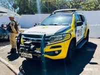 Perseguição policial termina com abandono de veículo e apreensão de arma Perseguição policial termina com abandono de veículo e apreensão de arma