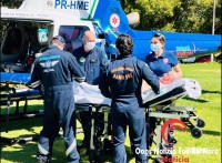 Delegacia da Policia Civil passa a receber pousos de helicóptero do SAMU para agilizar resgates em Foz do Iguaçu Delegacia da Policia Civil passa a receber pousos de helicóptero do SAMU para agilizar resgates em Foz do Iguaçu