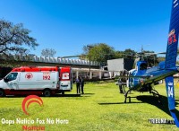 Delegacia da Policia Civil passa a receber pousos de helicóptero do SAMU para agilizar resgates em Foz do Iguaçu Delegacia da Policia Civil passa a receber pousos de helicóptero do SAMU para agilizar resgates em Foz do Iguaçu