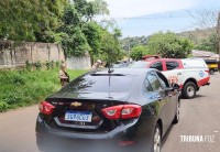 BPFRON troca de tiros com assaltantes e a ocorrência termina com um baleado e dois presos em Foz do Iguaçu BPFRON troca de tiros com assaltantes e a ocorrência termina com um baleado e dois presos em Foz do Iguaçu